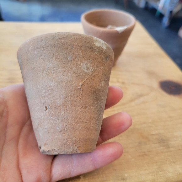 Mini clay vases- SPRING FUN!! Set of 4 - Picture 5 of 13